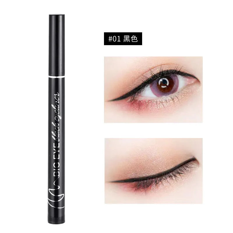 Natural Double Forked Tip Lower Eyelash Pen Makeup Ultra-Thin Liquid Quick Drying Eyelash Brow Eyeliner Pencil Makeup Tools