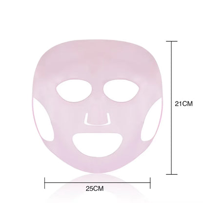 2025 Silicone Mask Reusable Cover Face Skin Care Hydrating Moisturizing Mask for Sheet Prevent Evaporation Steam Beauty Tool