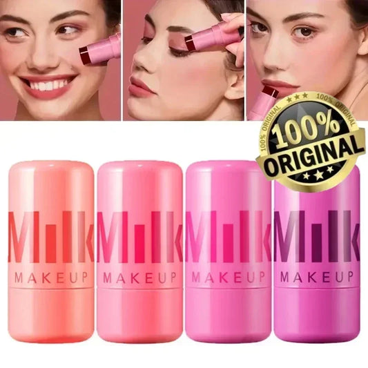 Original Milk Makeup Blush Stick Jelly Tint Blush Stick Lip Tinted Cooling Water Watercolor Multi Use Matte Blush Makeup Set