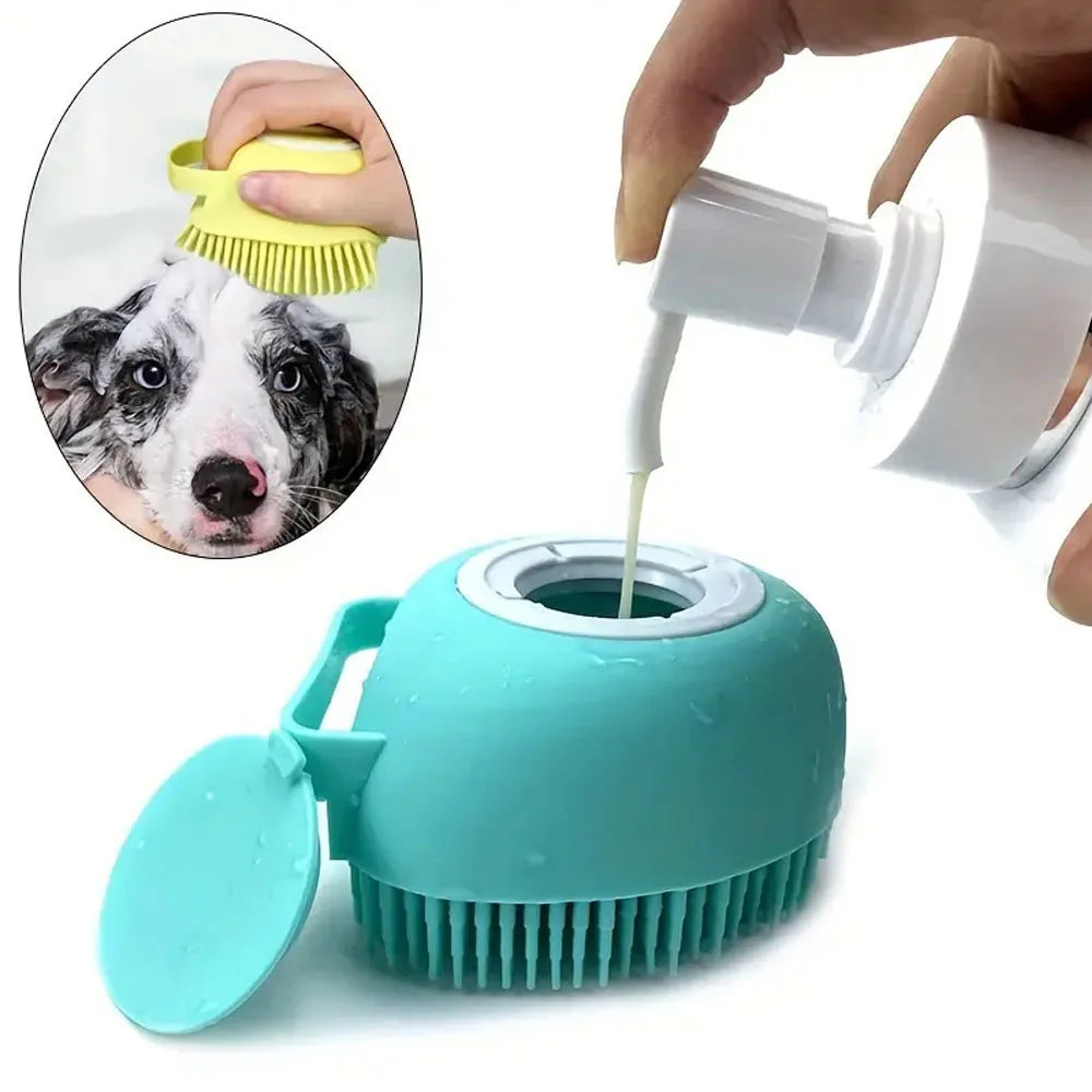 Pet Bath Shampoo Brush